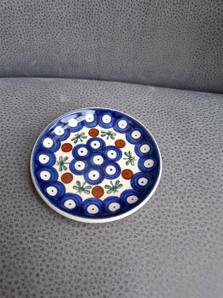 Bunzlau Polen, handmade, Keramiek, Ophalen of Verzenden, Zo goed als nieuw, Bord(en)