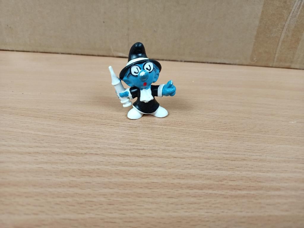 kwakzalver smurf - vintage Peyo Schleich, Ophalen, Gebruikt, Overige Smurfen, Poppetje, Figuurtje of Knuffel