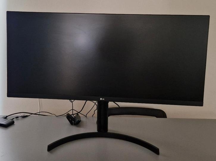 LG 34WN750 Monitor 34" QuadHD UltraWide 21:9, Computers en Software, Monitoren, Zo goed als nieuw, 61 t/m 100 Hz, DisplayPort