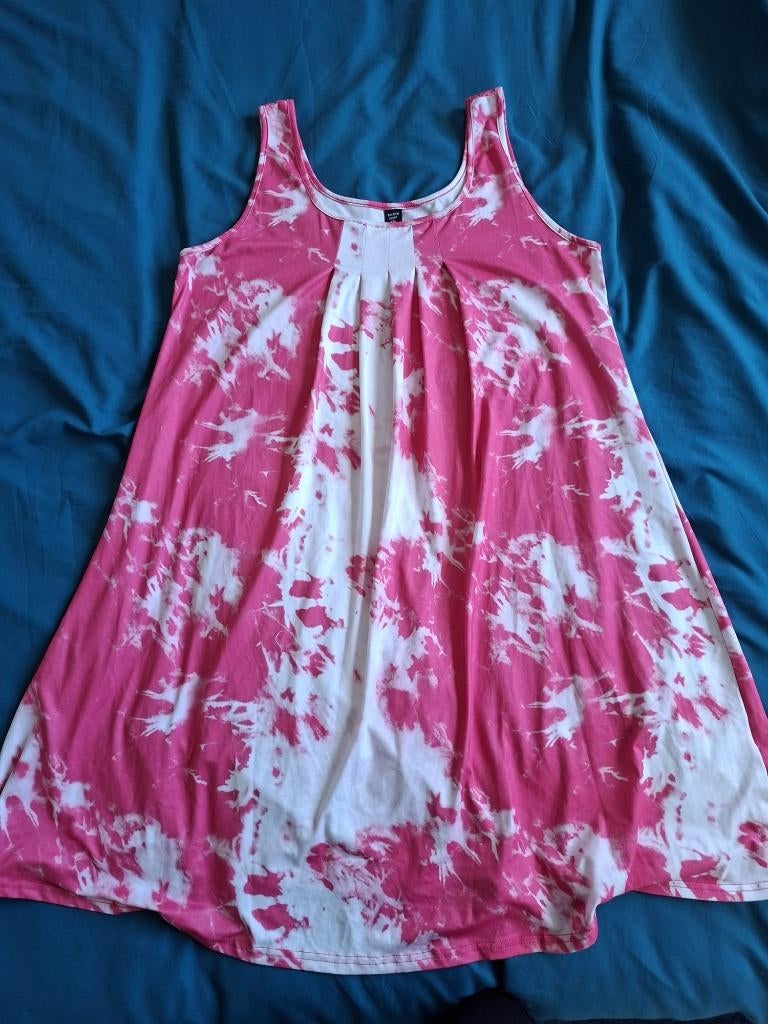 Leuke zomerjurk maat 2XL !! 2, Blauw, Maat 46/48 (XL) of groter, Ophalen of Verzenden, Zo goed als nieuw