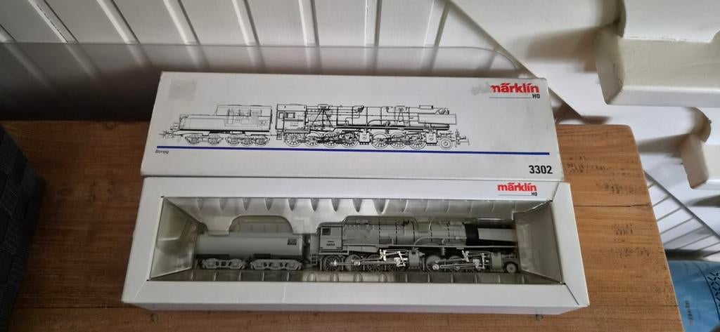 Marklin 3302 digitaal borsing, Wisselstroom, Locomotief, Ophalen of Verzenden, Zo goed als nieuw