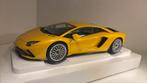 Sale Lamborghini Aventador s yellow autoart 1.18, Ophalen of Verzenden, Autoart, A, A