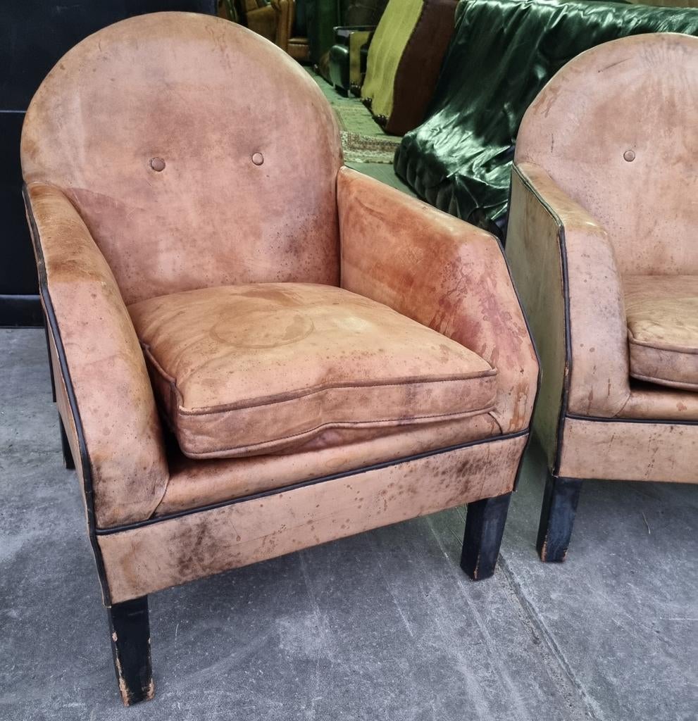 Set van 2 fauteuils Artistiek Bart van Bekhoven + BEZORGING, Huis en Inrichting, Fauteuils, Gebruikt, Art deco, ., Ophalen of Verzenden