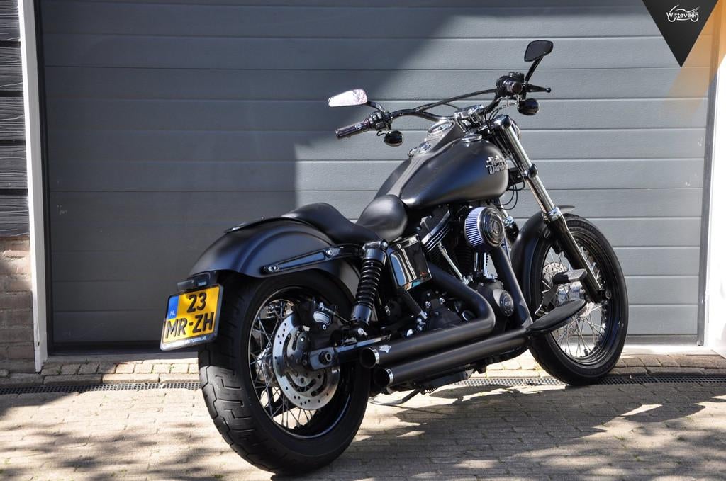 Harley Davidson Dyna Street Bob 103 FXDBP Leuk uitgevoerd !, Motoren, 1688 cc, Chopper, Bedrijf, Meer dan 35 kW