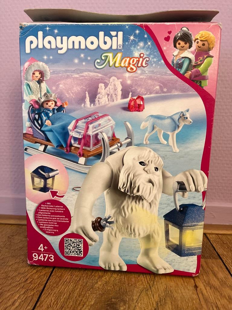 Playmobil Magic 9473: Winterwonderland met Yeti, Ophalen of Verzenden, Zo goed als nieuw, Complete set