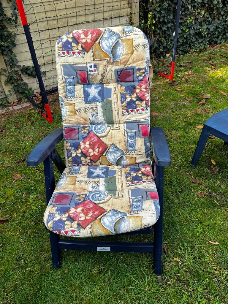 Tuinset blauw, Ophalen, Zo goed als nieuw