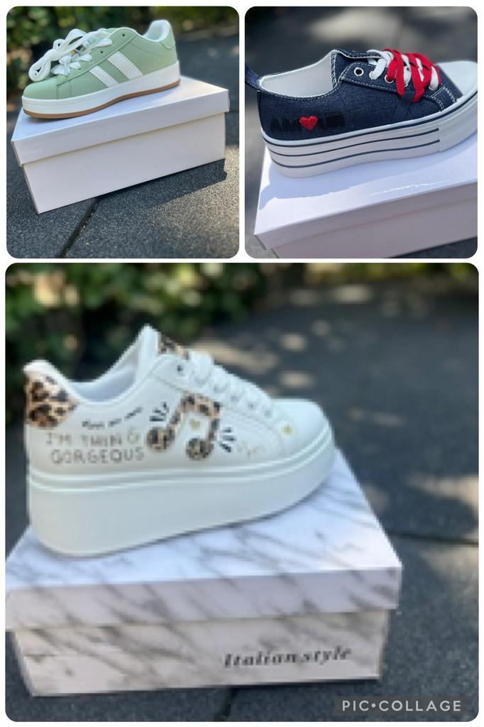 Partij dames schoenen, Kleding | Dames, Schoenen, Nieuw, Sneakers of Gympen, Wit, Ophalen of Verzenden