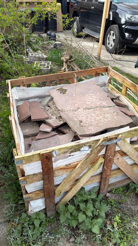 Flagstones rood, Ophalen, Overige typen, 5 tot 10 m², Zo goed als nieuw