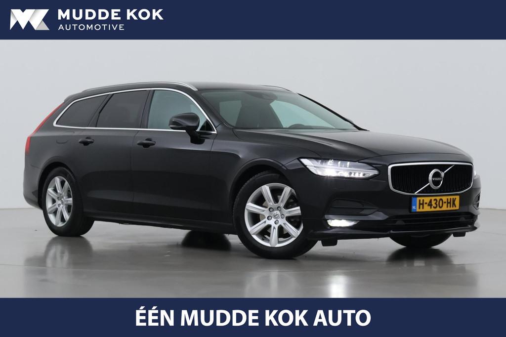 Volvo V90 D4 Momentum Pro | Trekhaak | harman/kardon | Camer, Auto's, Volvo, Euro 6, 1969 cc, Zwart, Leder