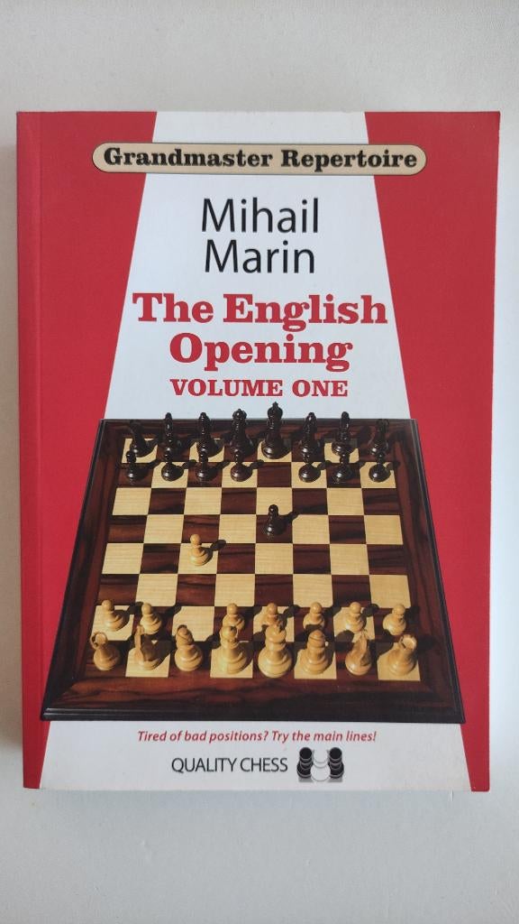 The English Opening volume 1 - Mihail Marin (schaakboek), Boeken, Hobby en Vrije tijd, Mihail Marin, Ophalen of Verzenden, Zo goed als nieuw