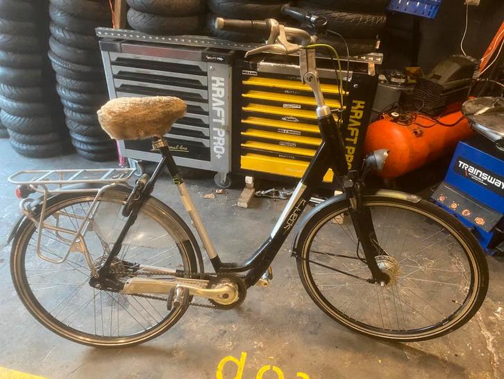 Sparta station fiets, Fietsen en Brommers, Fietsen | Dames | Damesfietsen, Gebruikt, Sparta, 56 cm of meer, Ophalen