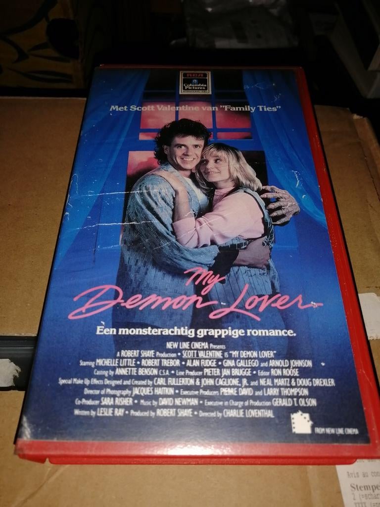 VHS ex-rental - My Demon Lover, Vanaf 16 jaar, Ophalen of Verzenden, Gebruikt, Horror