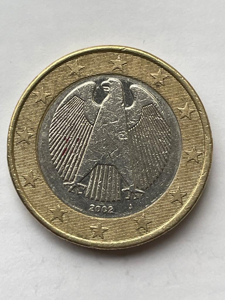Duitsland 1 euro van 2002, Postzegels en Munten, Munten | Europa | Euromunten, Ophalen of Verzenden, Duitsland, 1 euro, Losse munt