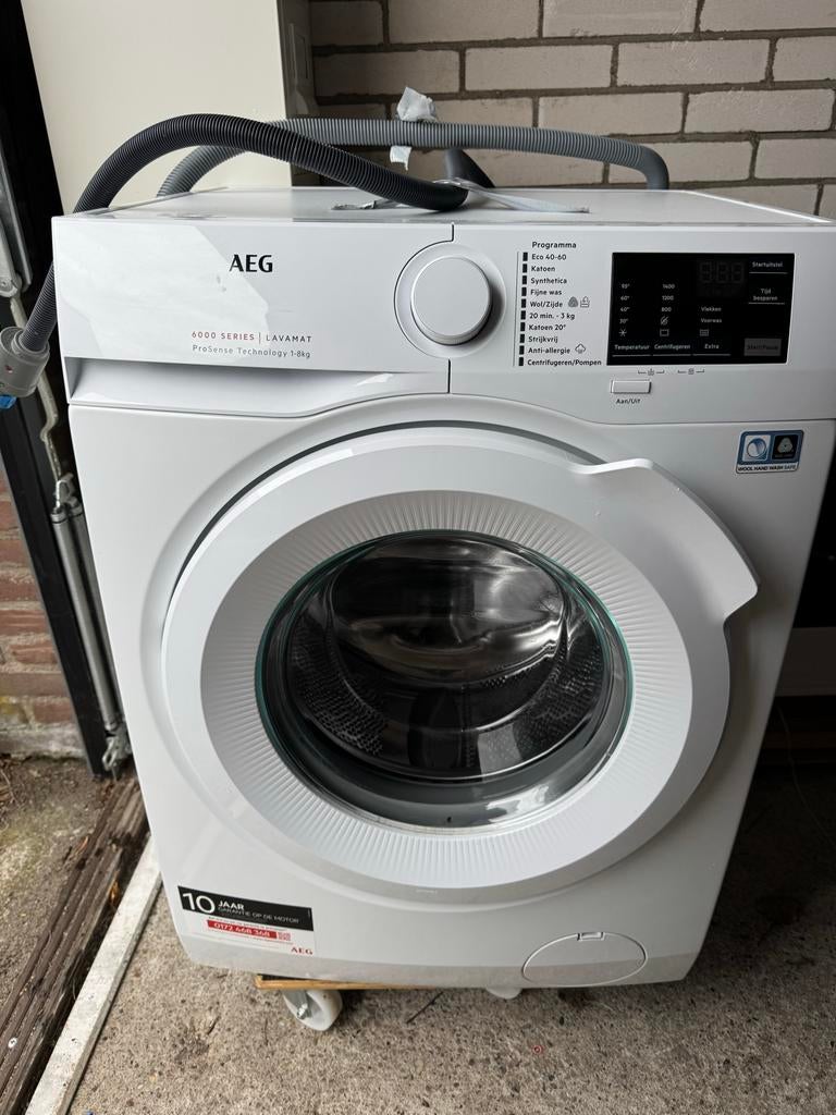 AEG 6000 Series Lavamat wasmachine, Ophalen, Zo goed als nieuw, Voorlader, Wolwasprogramma