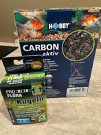 Carbon activ & kleibolletjes/voeding voor waterplanten, Ophalen, Zo goed als nieuw, Plant(en), Steen of Hout