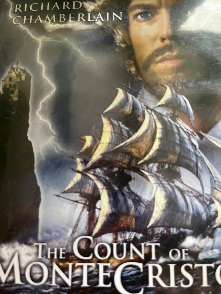 The Count of Monte Cristo - Richard Chamberlain, Vanaf 12 jaar, Ophalen of Verzenden, Gebruikt