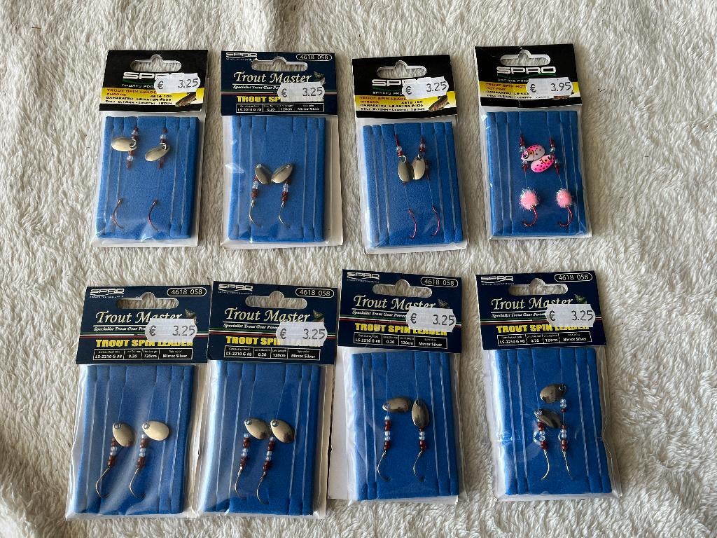 adv 526 / NIEUW mixset 8 kunstaassetjes voor forel SPRO, Watersport en Boten, Ophalen of Verzenden, Nieuw, Overige typen