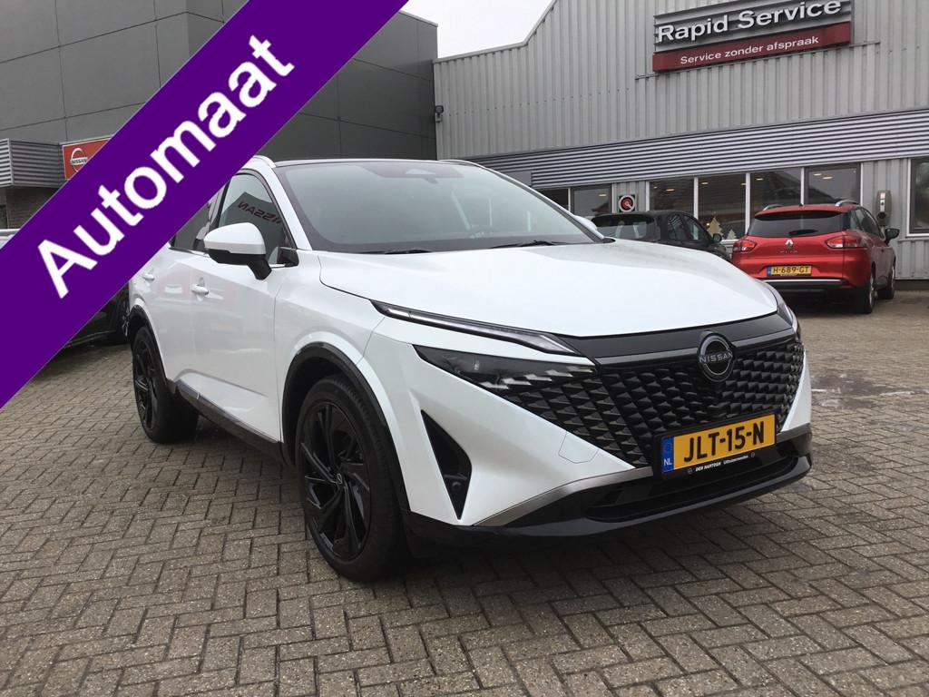 Nissan QASHQAI 1.3 MHEV 158 Xtronic Tekna Plus Cold Pack, 12 maanden, Euro 6, 4 cilinders, Wit