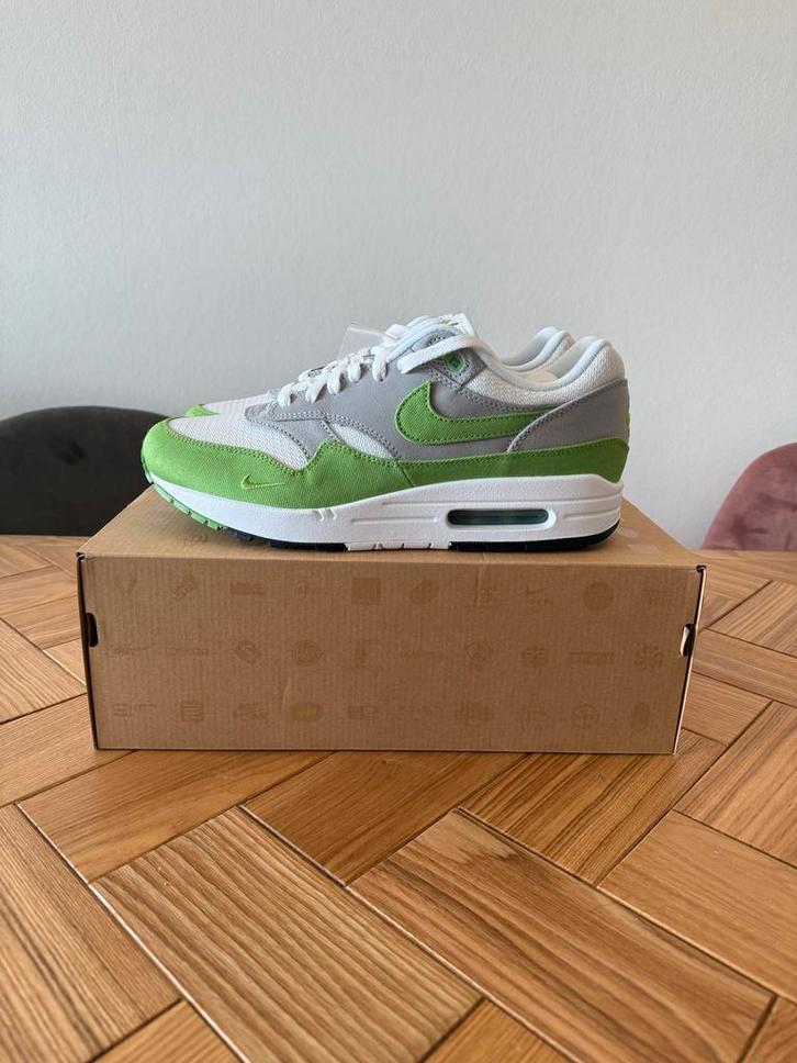 Nike Air Max 1 Patta 20th Anniversary Chlorophyll Maat 43, Kleding | Heren, Schoenen, Nieuw, Sneakers of Gympen, Overige kleuren