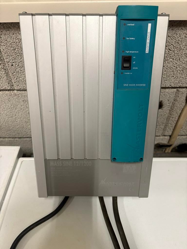 Mastervolt Mass Sine 12/1200 Zuivere Sinus Omvormer, Ophalen of Verzenden, Gebruikt