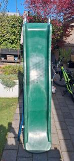 Groene Glijbaan 180 cm. Zelf op huisje te monteren., Ophalen, Gebruikt, Glijbaan