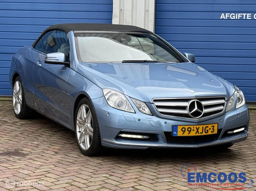 Mercedes E-klasse Cabrio 200 CGI Avantgarde * Airco * Cruise, Auto's, Euro 5, Achterwielaandrijving, 4 cilinders, Cabriolet
