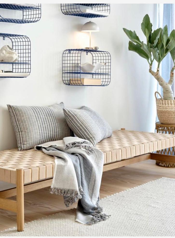 Bedbank bankje bank halbank Jysk, Huis en Inrichting, Stoffering | Vloerbedekking, Zo goed als nieuw, Parket, minder dan 10 m²