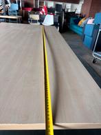 BUREAU MET LICHT HOUTEN BLAD EN ZWART ONDERSTEL, Ophalen, Gebruikt, Bureau