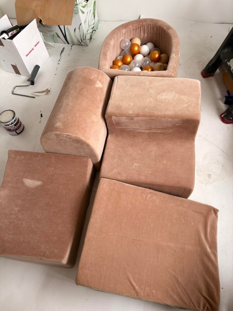 Ballenbak met speel attributen, Ophalen of Verzenden, Gebruikt, Jongen of Meisje