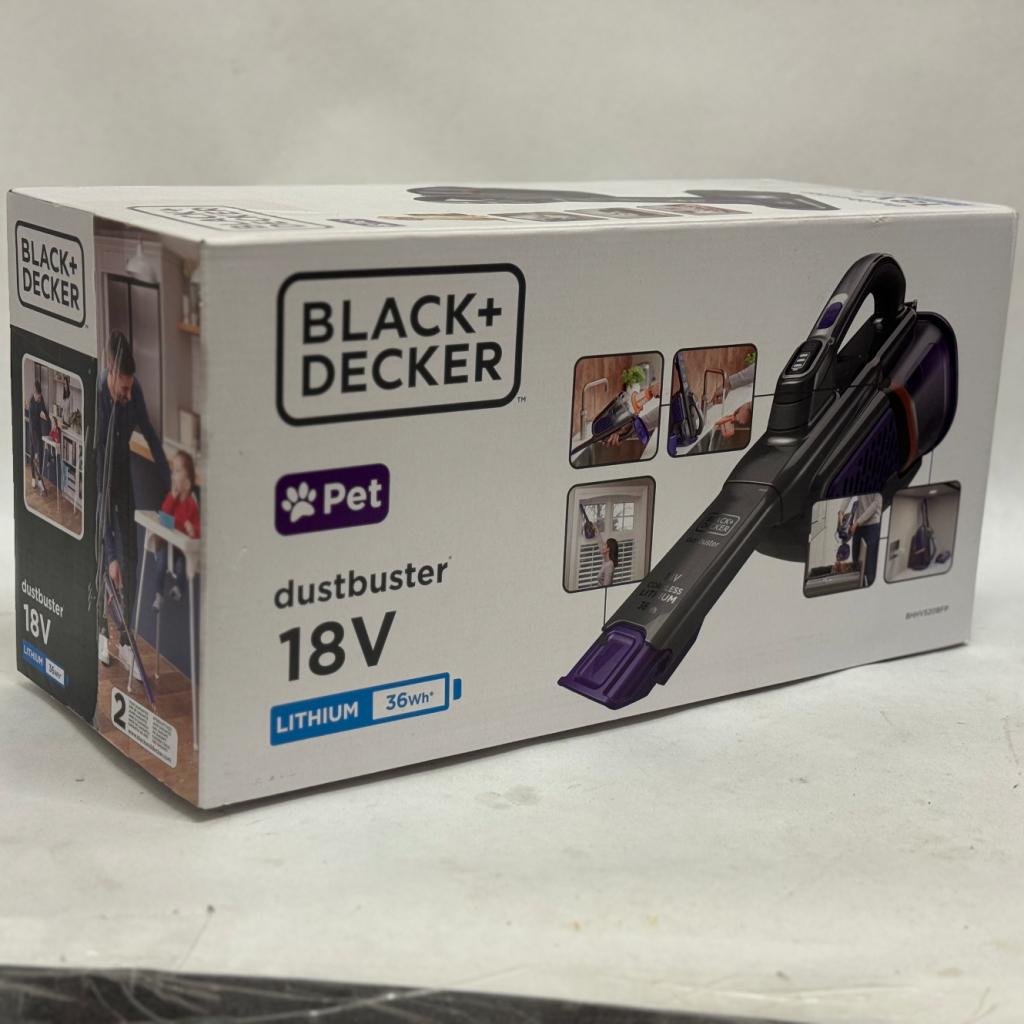 Black Decker Dusbuster 18V (BHHV520BFP), Black en Decker, Zo goed als nieuw, Support@blackendecker.com, 701 E. Joppa Road
Towson, MD 21286
USA