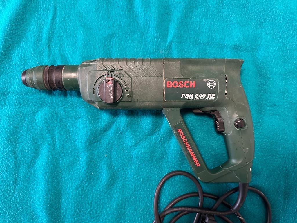 Bosch PBH 240 RE SDS klopboormachine, Doe-het-zelf en Verbouw, Gereedschap | Boormachines, Ophalen of Verzenden, Gebruikt, 400 tot 600 watt