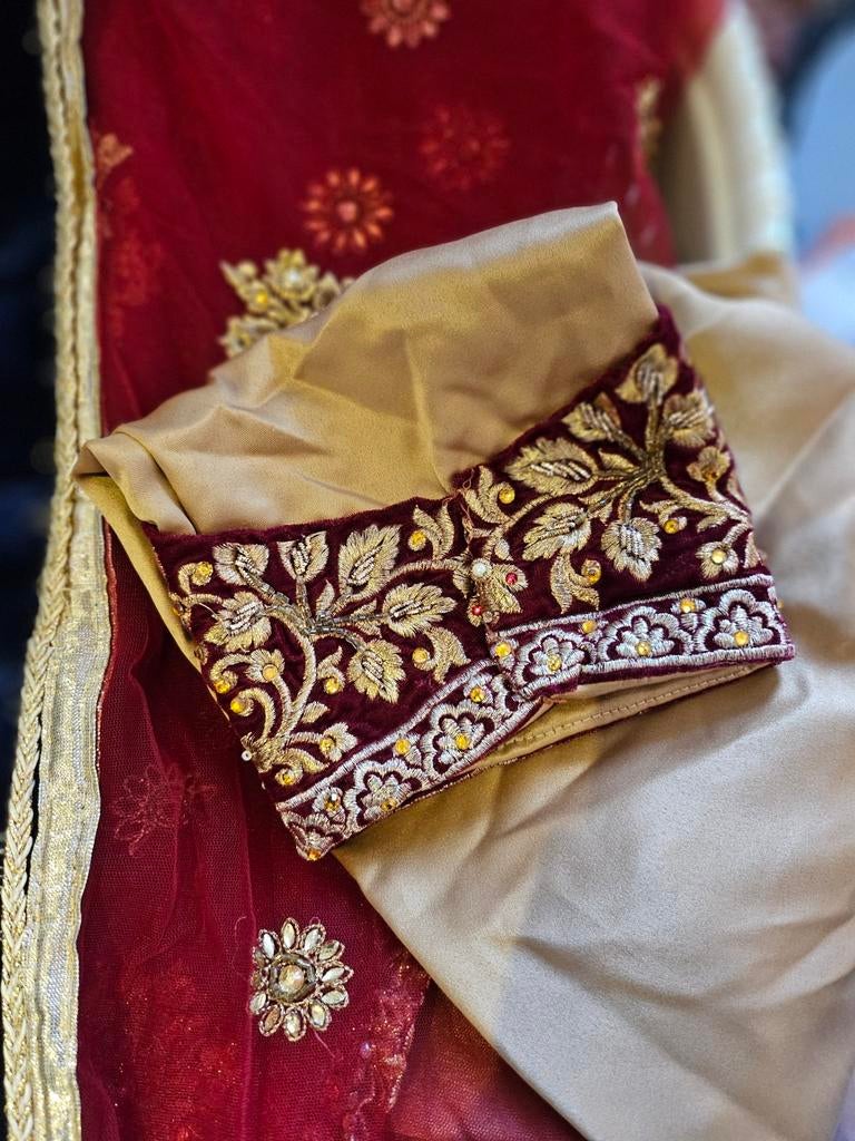 India  kleding, Kleding | Dames, Ophalen of Verzenden, Zo goed als nieuw, Blauw, Galajurk
