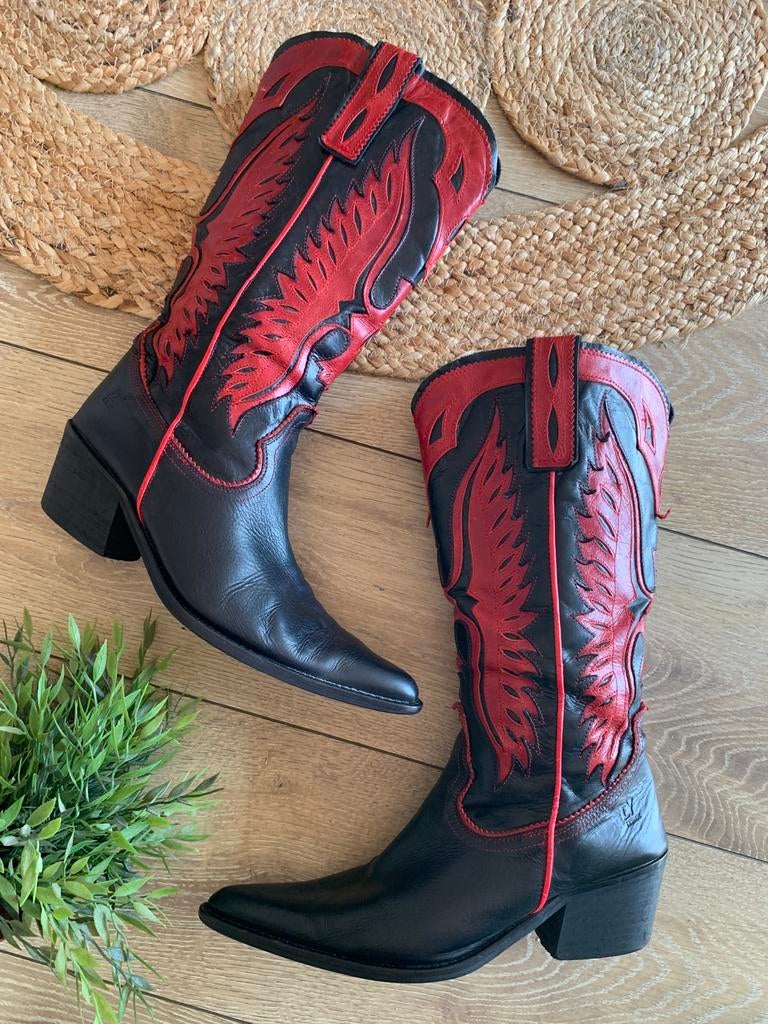 Destroy hoge cowboylaarzen 41 western boots bohemian laarzen, Hoge laarzen, -, -, Ophalen of Verzenden