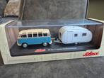 Schuco Volkswagen T1 Samba Met Caravan, Ophalen of Verzenden, Auto, Schuco