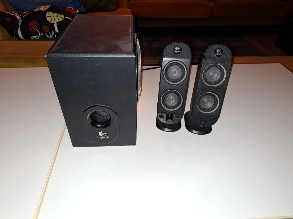 Logitech computer speaker systeem 2.1, Computers en Software, Pc speakers, Ophalen, Gebruikt, Audiokanaal 2.1, Logitech G
