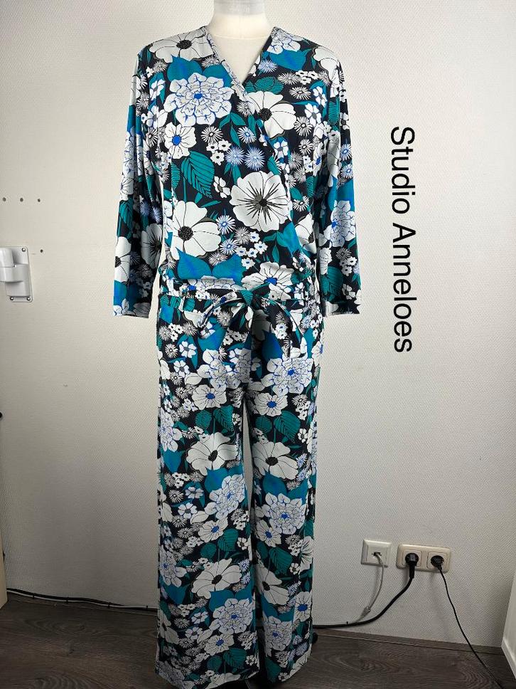 Studio Anneloes Jumpsuit  (mt: 42) 17,6/9748, Kleding | Dames, Jumpsuits, Zo goed als nieuw, Maat 42/44 (L), Blauw, Ophalen of Verzenden