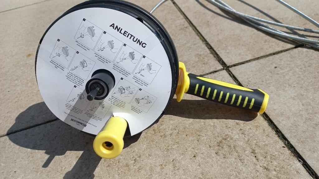 Rioolontstopper 7,5 meter  riool ontstopper reiniger, Verzenden, 6 meter of meer, 60 tot 80 mm, Zo goed als nieuw