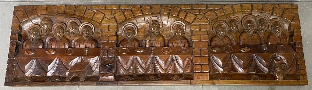 Laatste avondmaal houtsnijwerk, Ophalen