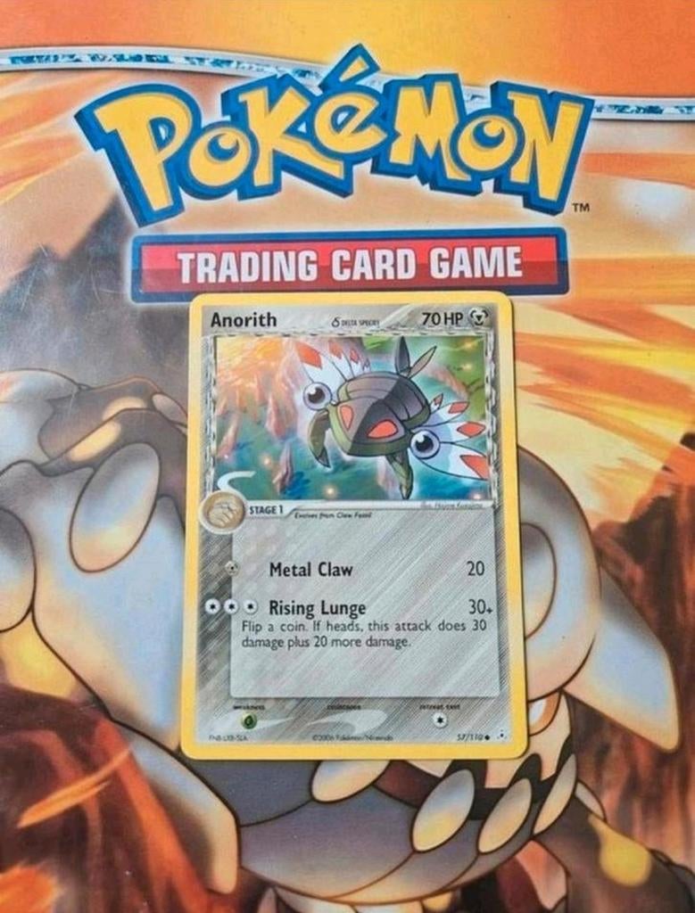 Anorith 57/110 Ex Holon Phantoms pokemon kaart, Ophalen of Verzenden, Gebruikt, Losse kaart