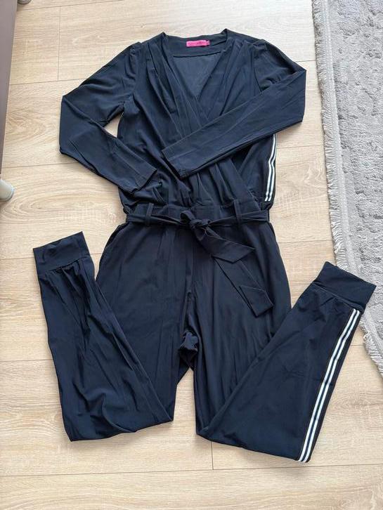 Studio Anneloes Jumpsuit Maat L, Kleding | Dames, Jumpsuits, Ophalen of Verzenden, Zo goed als nieuw, Maat 42/44 (L), Zwart