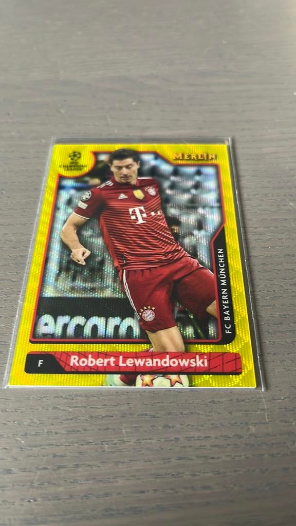 Topps Merlin Lewandowski /225, Verzenden, Zo goed als nieuw, Buitenlandse clubs, Spelerskaart