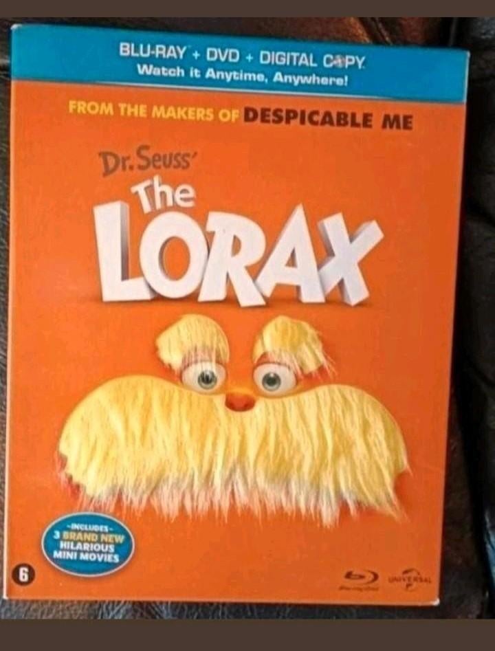 De Lorax bluray NL, Cd's en Dvd's, Blu-ray, Ophalen of Verzenden, Zo goed als nieuw, Tekenfilms en Animatie