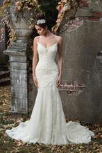 Trouwjurk mermaid maat 38, Ophalen of Verzenden, Zo goed als nieuw, Wit, Trouwjurk