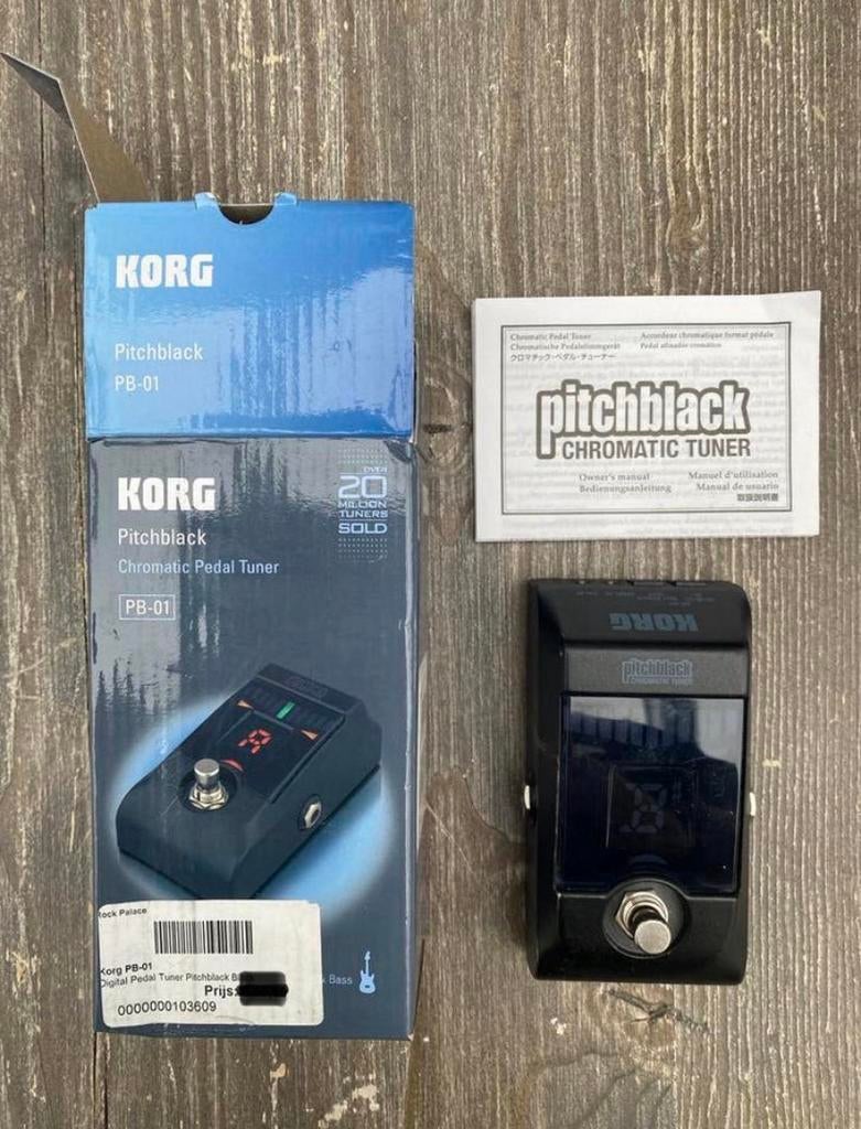 Korg Pitchblack Chromatic Tuner PB-01, Ophalen of Verzenden, Zo goed als nieuw, Overige typen