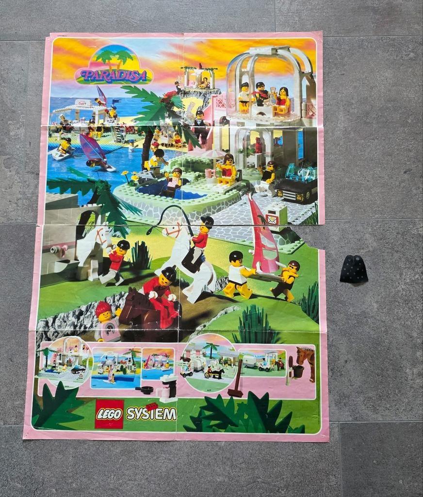 Lego Paradisa poster en Harry Potter cape, Ophalen of Verzenden