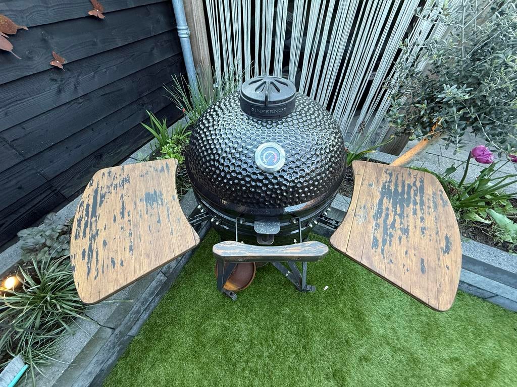 Kamado BBQ, Ophalen, Gebruikt
