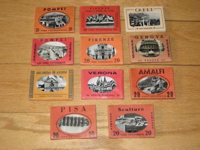 20 Vere fotographie foto's Italiaanse steden kaarten mapjes, Verzamelen, Ansichtkaarten | Themakaarten, Ongelopen, Sterren en Beroemdheden