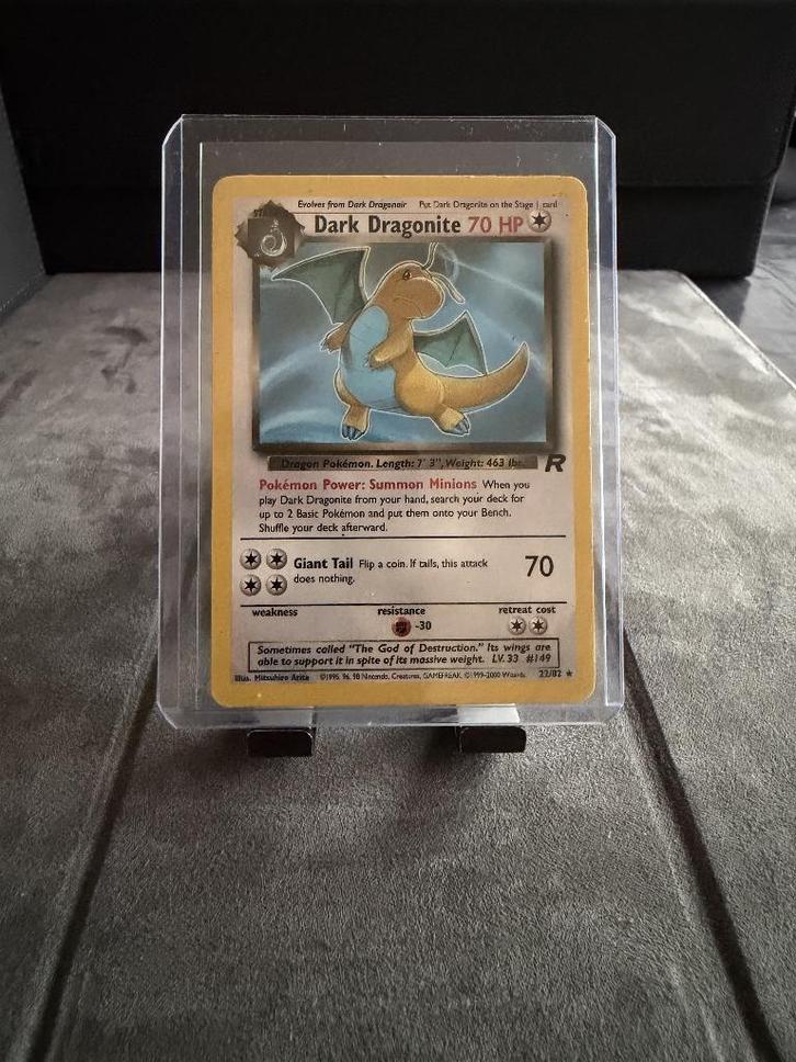 Pokemon Dark Dragonite (TR 22) Team Rocket, Hobby en Vrije tijd, Verzamelkaartspellen | Pokémon, Gebruikt, Losse kaart, Ophalen of Verzenden