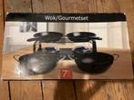 7 delig wok/gourmetstel, Ophalen, Nieuw, Minder dan 4 personen