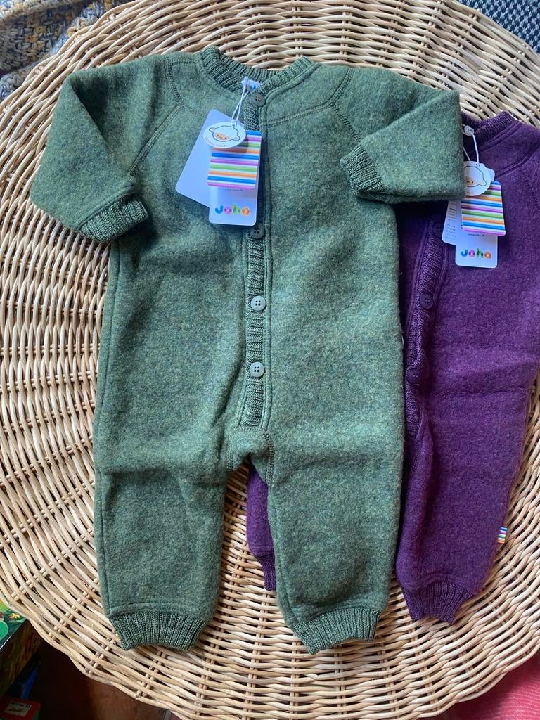 Heerlijk zacht wolfleece pak JOHA mt 68/74 groen, Kinderen en Baby's, Verzenden, Nieuw, Jongetje of Meisje, Pakje